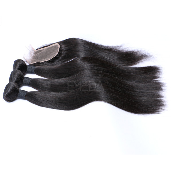 Straight Peruvian virgin hair  LJ230